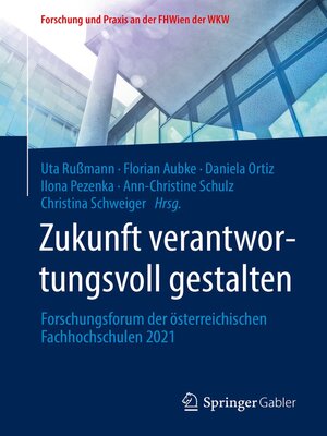 cover image of Zukunft verantwortungsvoll gestalten